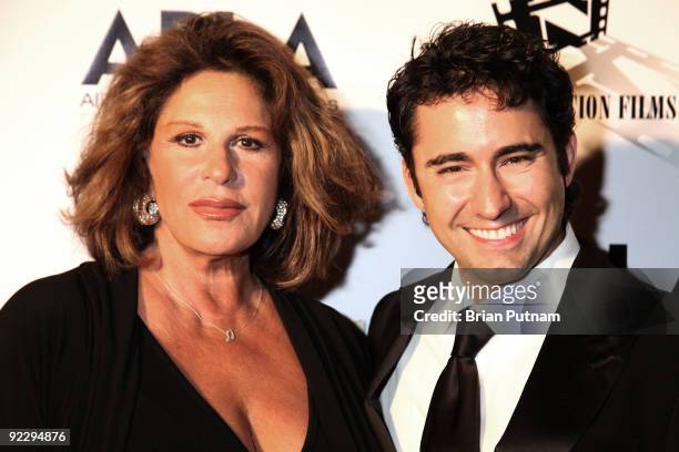 Actors Lainie Kazan and John Lloyd Young arrive for the premiere of 'Oye Vey My Son is Gay' at the Vista Theatre on October 22, 2009 in Los Angeles,...