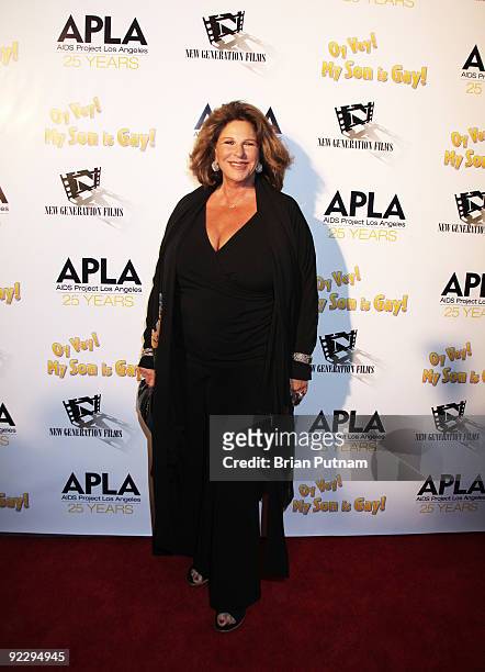 Actress Lainie Kazan arrives for the premiere of 'Oye Vey My Son is Gay' at the Vista Theatre on October 22, 2009 in Los Angeles, California.