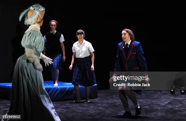 Nikki Shiels,Harriet Gordon-Anderson, Arielle Gray and Elizabeth Nabben in Malthouse Theatre / Black Swan State Theatre's production of Joan...