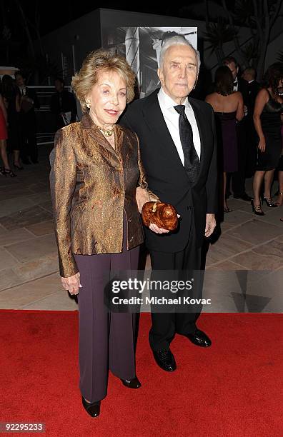 Actor Kirk Douglas and his wife Anne Douglas attend Santa Barbara International Film Festival's Kirk Douglas Award Gala at the Biltmore Four Seasons...