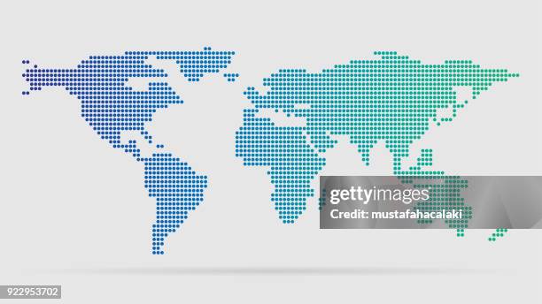 Simple Flat World Map Photos and Premium High Res Pictures - Getty Images