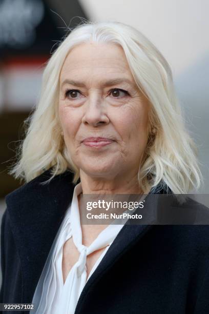 Susi Sanchez attends La Enfermedad Del Domingo photocall at Princesa Cinema on February 22, 2018 in Madrid, Spain.