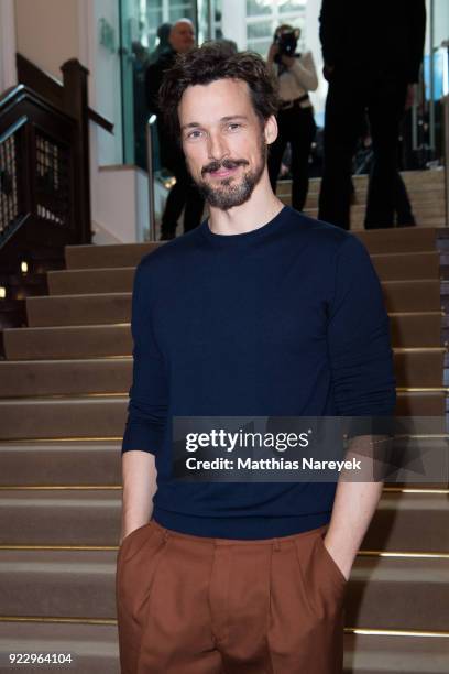 Florian David Fitz is seen at the FFF reception during the 68th Berlinale International Film Festival on February 22, 2018 in Berlin, Germany.