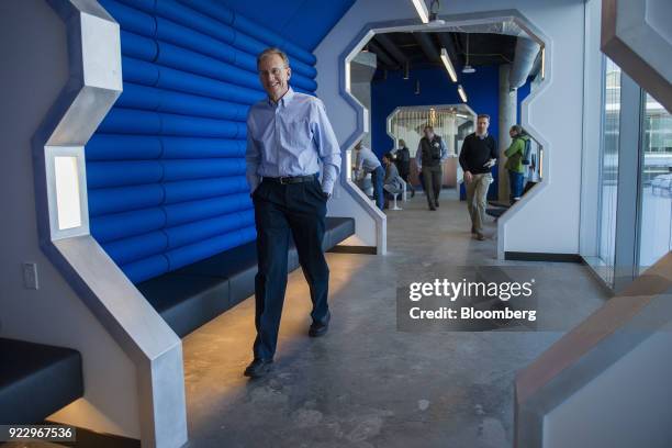 Scott Green, Boulder site director for Google Inc., walks through the company's new campus in Boulder, Colorado, U.S., on Wednesday, Feb. 21, 2018....