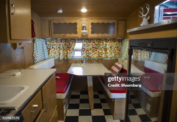 Recreational vehicle themed meeting area is seen at the new Google Inc. Campus in Boulder, Colorado, U.S., on Wednesday, Feb. 21, 2018. Google moved...