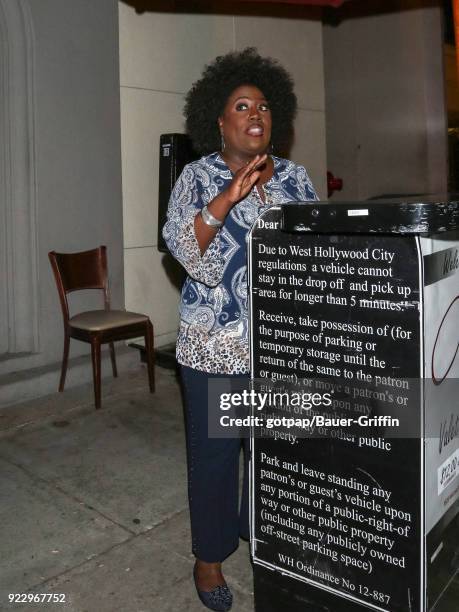 Sheryl Underwood is seen on February 21, 2018 in Los Angeles, California.