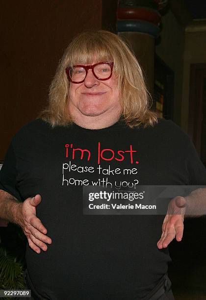 Actor Bruce Vilanch arrives at the Premiere of "Oy Vey My Son is Gay" on October 22, 2009 in Los Angeles, California.