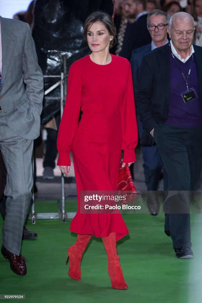 Spanish Royals Attend The Opening of ARCO Fair 2018