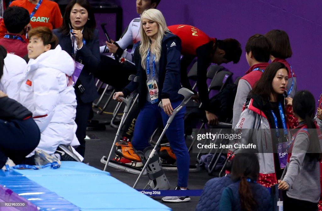 Short Track Speed Skating - Winter Olympics Day 13