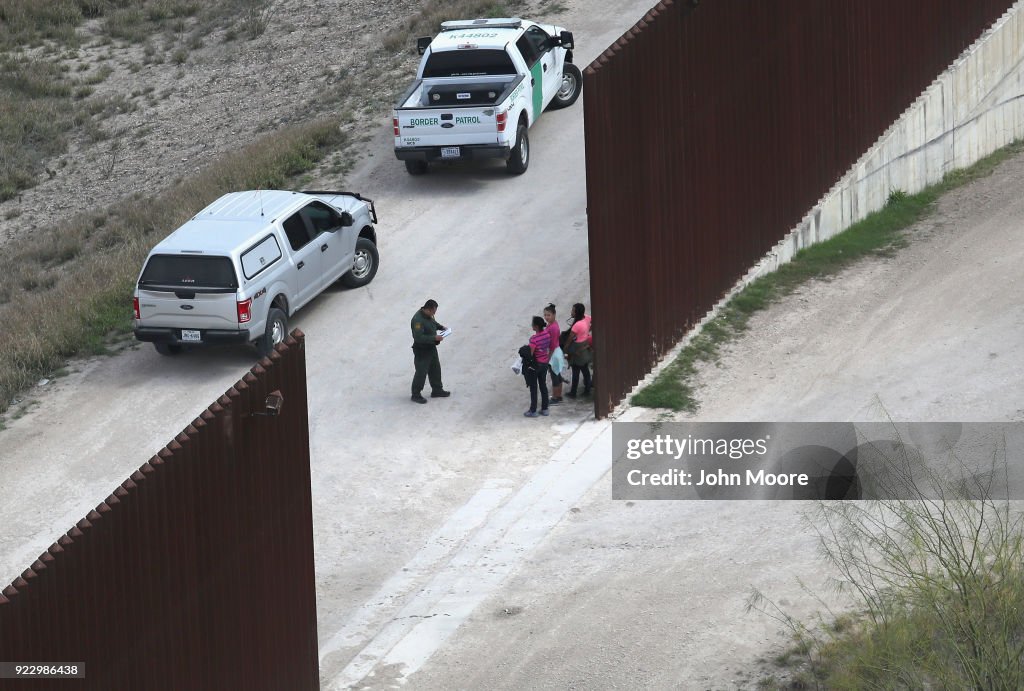 US Border Agents Pursue Undocumented Immigrants And Smugglers In Texas' Rio Grande Valley