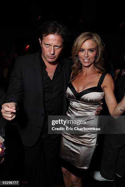 Costas Mandylor and Betsy Russell at Lionsgate's screening of "Saw VI" on October 22, 2009 at The Mann's Chinese Six Theater in Hollywood, California.