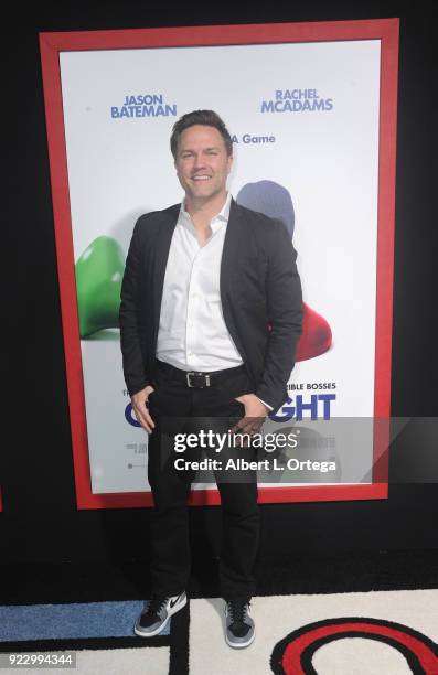 Actor Scott Porter arrives for the Premiere Of New Line Cinema And Warner Bros. Pictures' "Game Night" held at TCL Chinese Theatre on February 21,...
