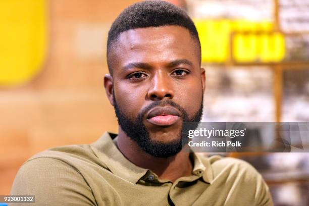 Actor Winston Duke visits 'The IMDb Show' on February 15, 2018 in Studio City, California. This episode of 'The IMDb Show' airs on February 22, 2018.