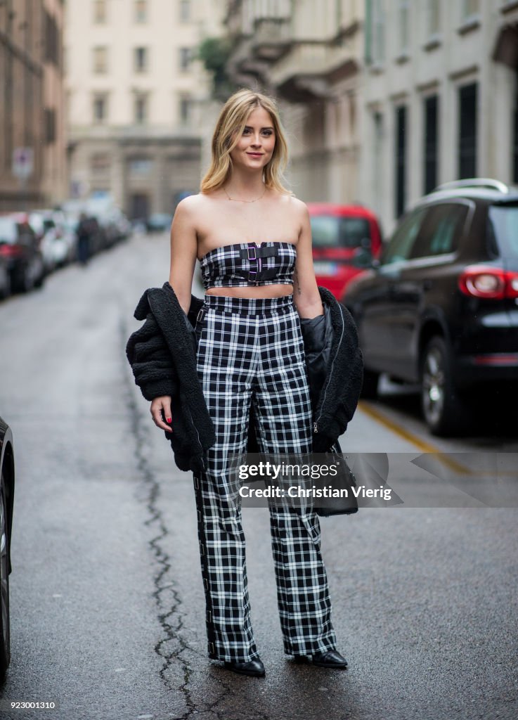 Street Style: February 22 - Milan Fashion Week Fall/Winter 2018/19