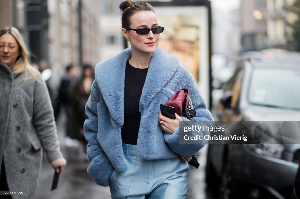 Street Style: February 22 - Milan Fashion Week Fall/Winter 2018/19