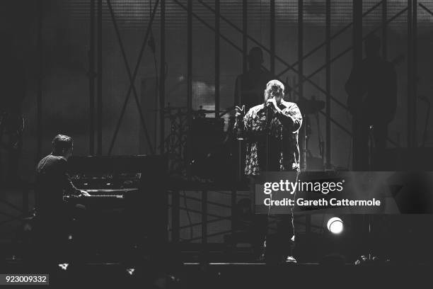 Rag'n'Bone Man performs at The BRIT Awards 2018 held at The O2 Arena on February 21, 2018 in London, England.