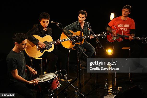 Javier Weyler, Adam Zindani, Kelly Jones and Richard Jones of The Stereophonics perform live to launch their new album Keep Calm and Carry on on...