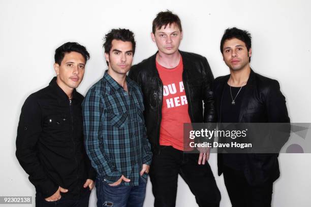Javier Weyler, Kelly Jones, Richard Jones and Adam Zindani of The Stereophonics pose for a portrait session to launch their new album Keep Calm and...