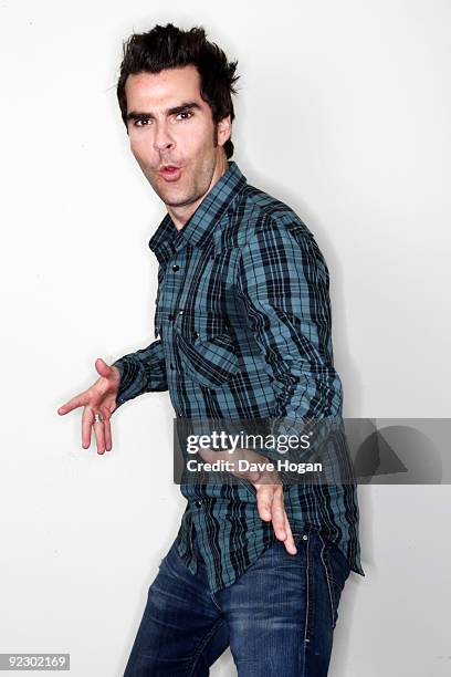 Kelly Jones of The Stereophonics poses for a portrait session to launch their new album Keep Calm and Carry on on September 22, 2009 in London,...