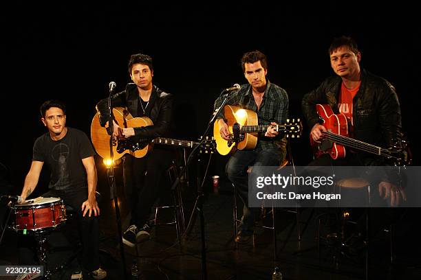 Javier Weyler, Adam Zindani, Kelly Jones and Richard Jones of The Stereophonics perform live to launch their new album Keep Calm and Carry on on...