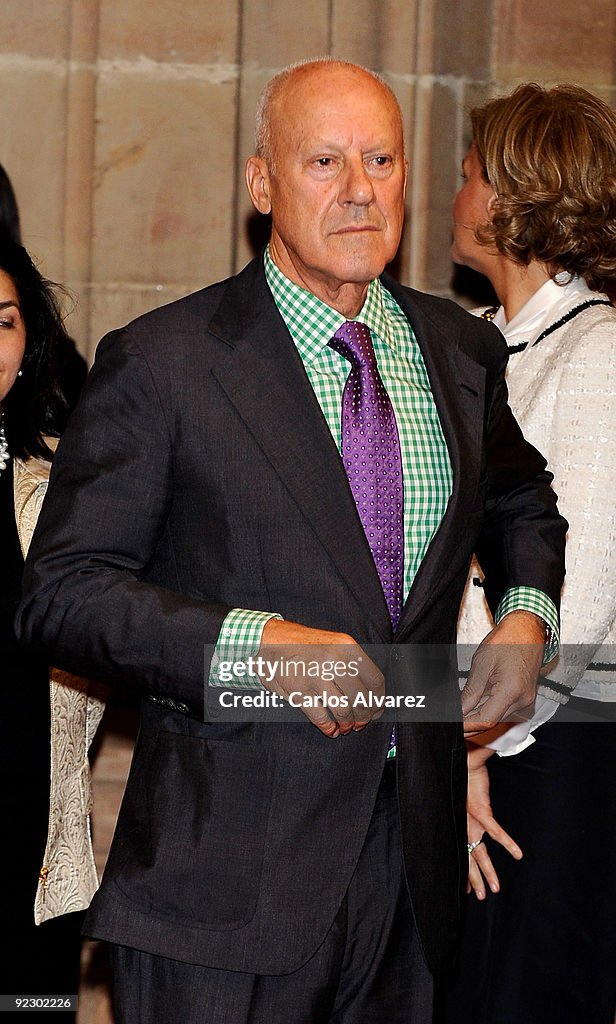 Spain´s Prince Felipe And Princess Letizia In Audience With The Laureates