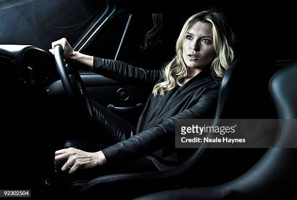 Actor Tina Hobley poses for a portrait shoot in London, June 17, 2009.