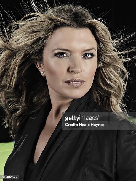 Actor Tina Hobley poses for a portrait shoot in London, June 17, 2009.