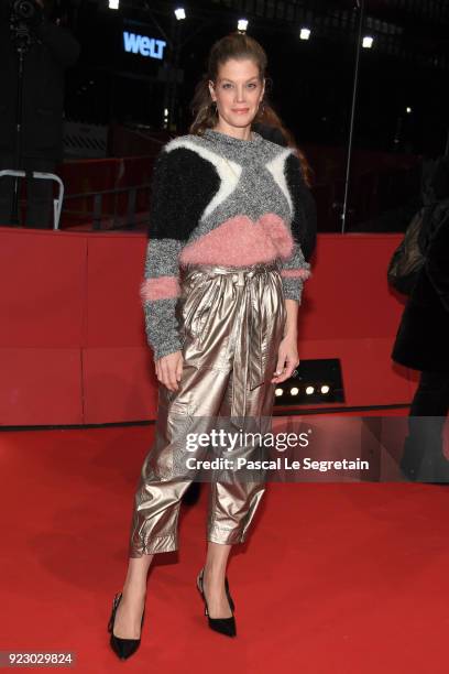 Marie Baeumer attends the 'Museum' premiere during the 68th Berlinale International Film Festival Berlin at Berlinale Palast on February 22, 2018 in...