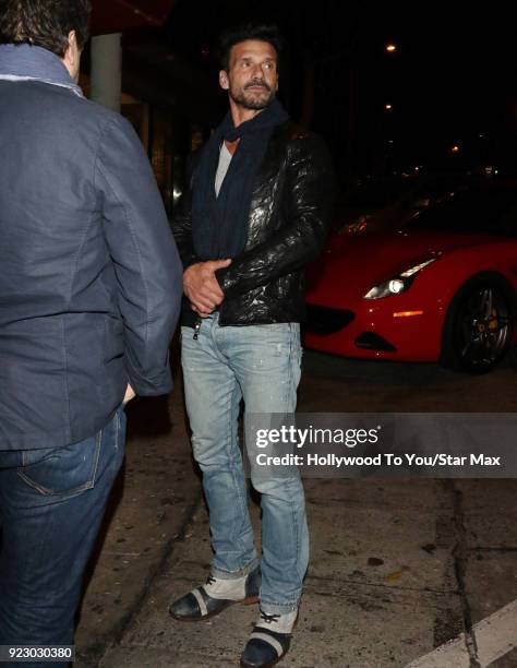 Frank Grillo is seen on February 21, 2018 in Los Angeles, California.