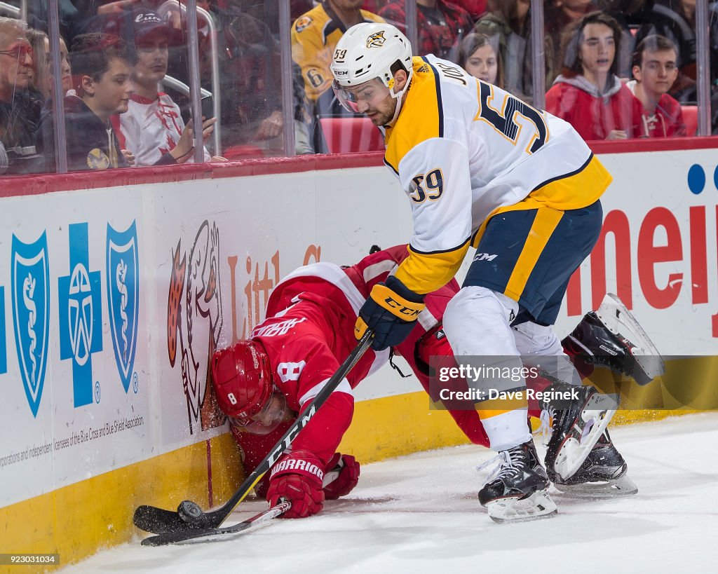 Nashville Predators v Detroit Red Wings"t