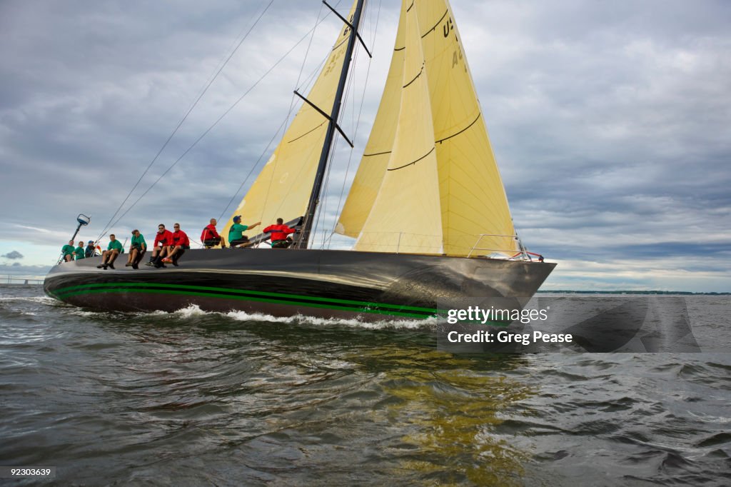Sail Boat Racing, Chesapeake Bay