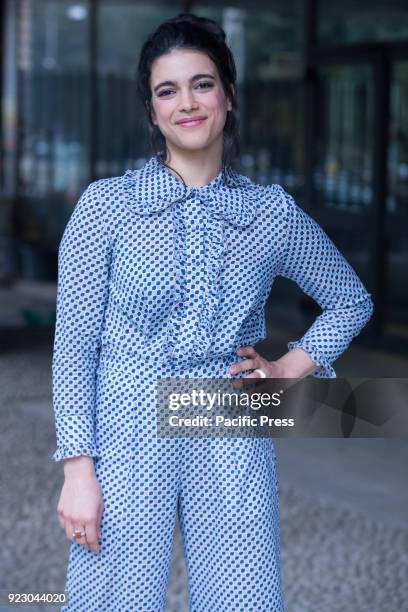 Italian actress Ester Pantano during the photocall of Rai fiction "La Mossa del Cavallo - C'era una volta Vigata".