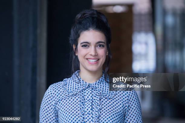 Italian actress Ester Pantano during the photocall of Rai fiction "La Mossa del Cavallo - C'era una volta Vigata".