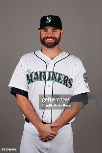 Marc Rzepczynski of the Seattle Mariners poses during Photo Day on Wednesday, February 21, 2018 at Peoria Sports Complex in Peoria, Arizona.