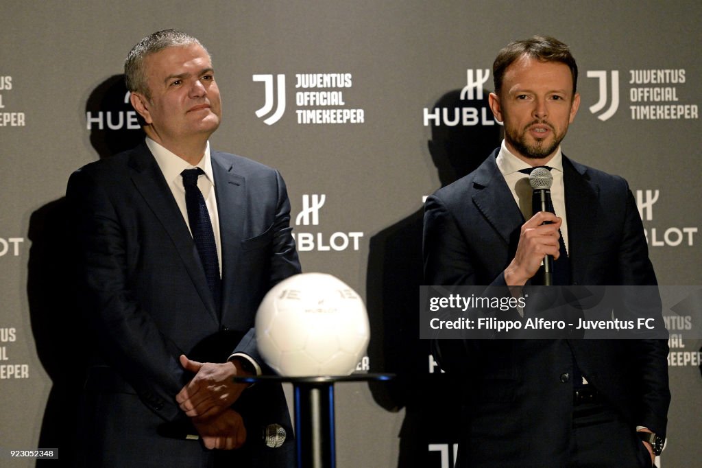 Hublot Renews Partnerhip With Juventus