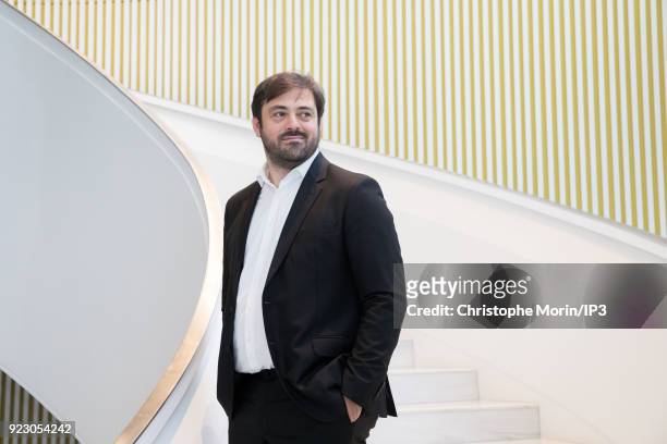 Enrique Martinez, Chief Executive Officer of Fnac Darty poses after presenting a news conference to announce the company s 2017 annual results...