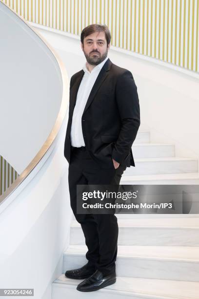 Enrique Martinez, Chief Executive Officer of Fnac Darty poses after presenting a news conference to announce the company s 2017 annual results...