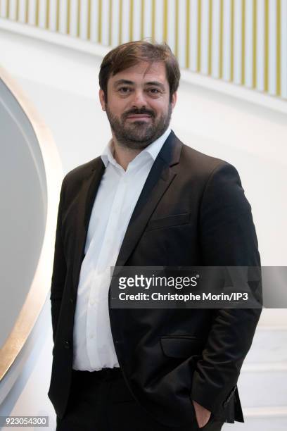 Enrique Martinez, Chief Executive Officer of Fnac Darty poses after presenting a news conference to announce the company's 2017 annual results...
