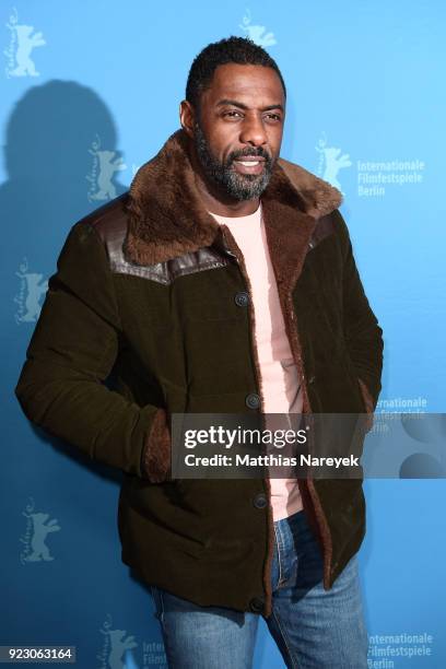 Idris Elba attends the 'Yardie' premiere during the 68th Berlinale International Film Festival Berlin at Zoo Palast on February 22, 2018 in Berlin,...