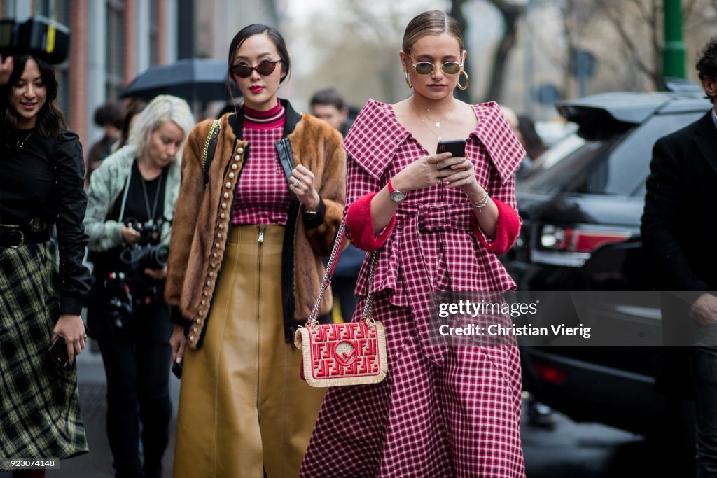 Street Style: February 22 - Milan Fashion Week Fall/Winter 2018/19