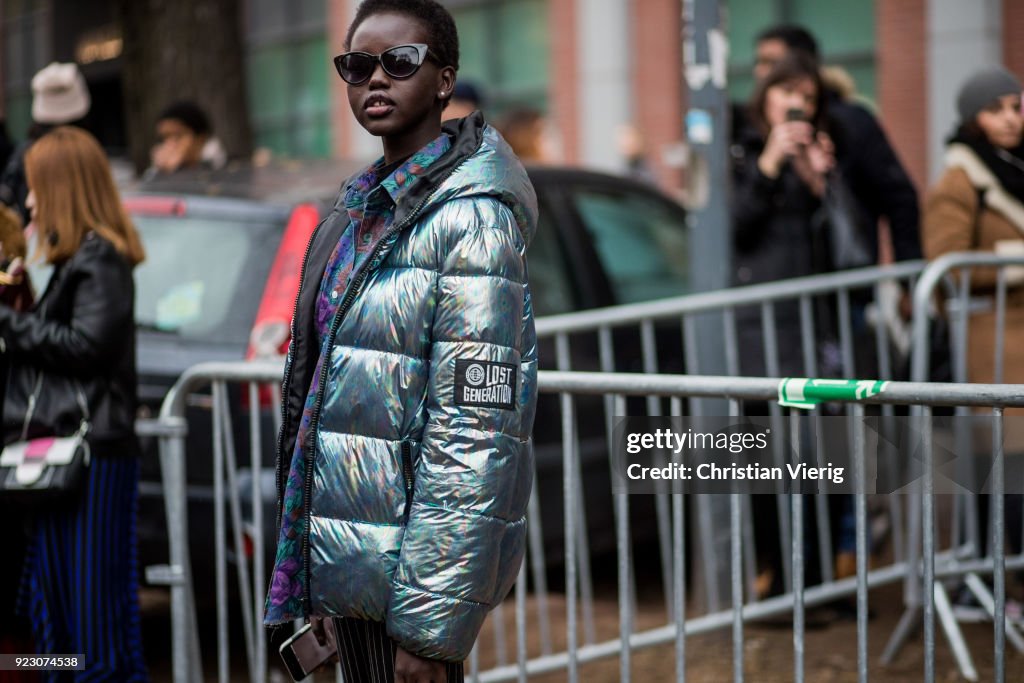 Street Style: February 22 - Milan Fashion Week Fall/Winter 2018/19