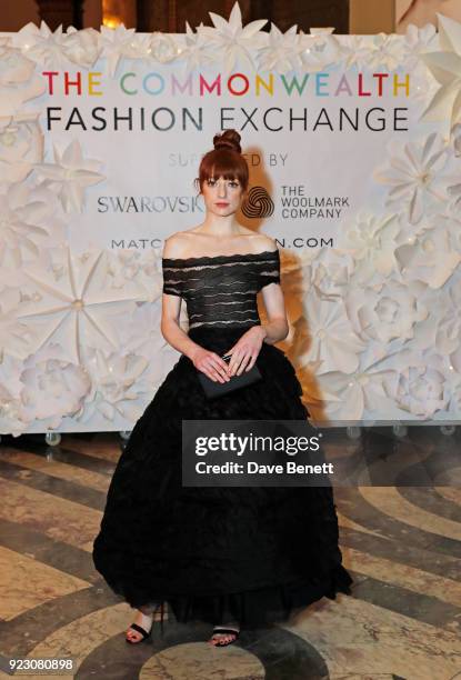 Nicola Roberts attends the VIP preview of the Commonwealth Fashion Exchange exhibition at the High Commission of Australia on February 22, 2018 in...