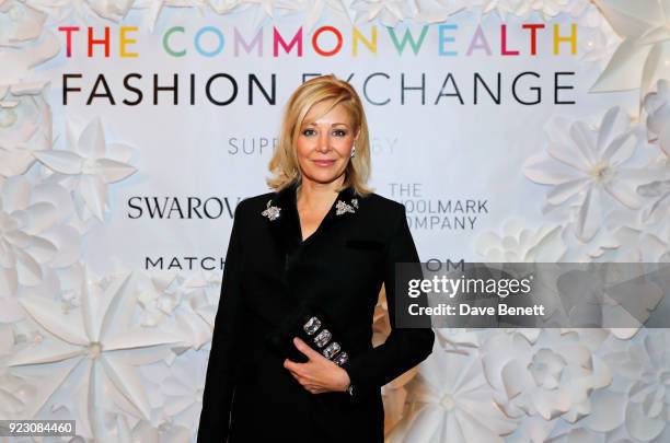 Nadja Swarovski, Swarovski Executive Board Member, attends the VIP preview of the Commonwealth Fashion Exchange exhibition at the High Commission of...