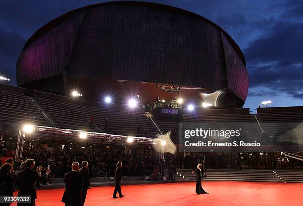Actress Meryl Streep attends the Official Awards Ceremony during Day 9 of the 4th International Rome Film Festival held at the Auditorium Parco della...