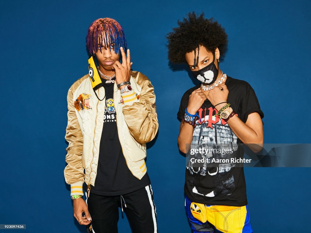 Ayo and Teo are photographed for Billboard Magazine on August 20