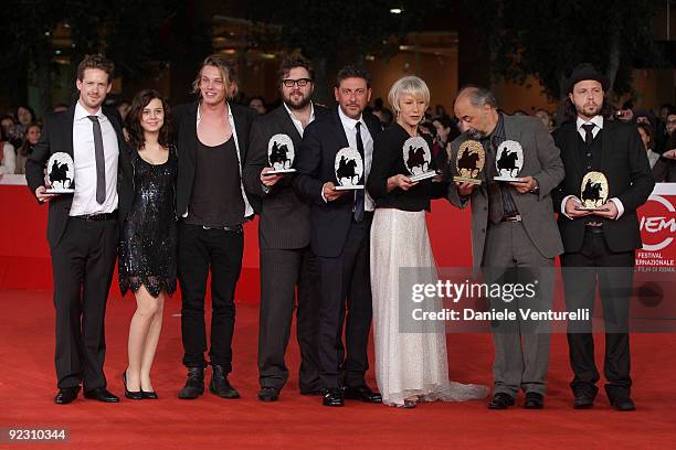 Director Andrew Lang, guest, actor Jamie Campbell Bower, director Martin Koolhoven, actor Sergio Castellitto, actress Helen Mirren, directors Giorgio...