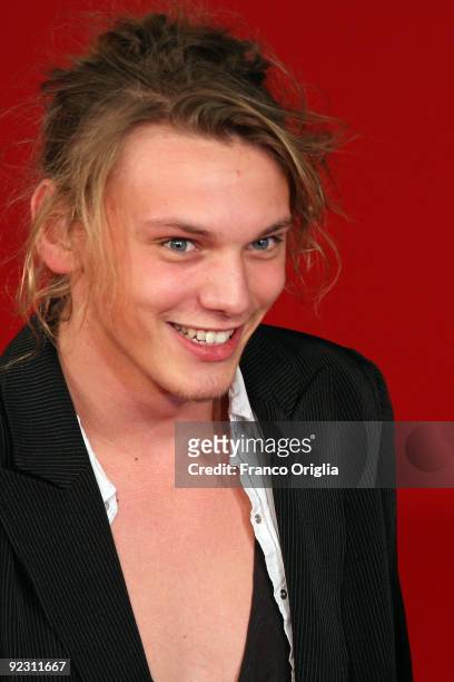 Actor Jamie Campbell attends the Official Awards Photocall on Day 9 of the 4th International Rome Film Festival held at the Auditorium Parco della...