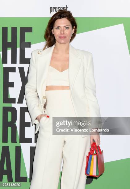 Sara Battaglia attends the 'The Next Green Talents' event during Milan Fashion Week Fall/Winter 2018/19 on February 22, 2018 in Milan, Italy.