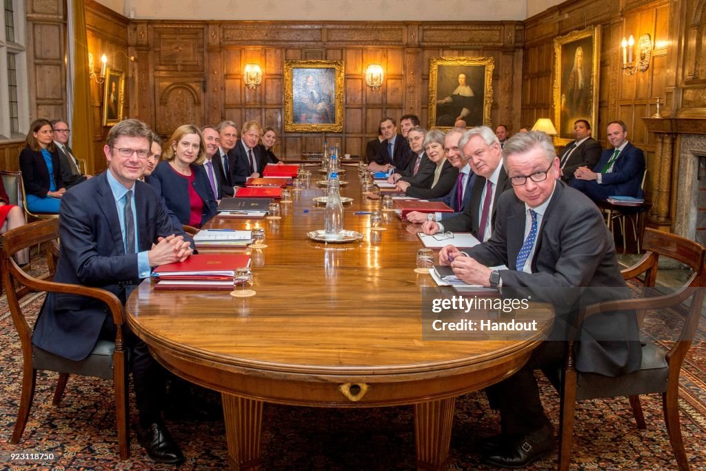 Brexit War Cabinet Away Day At Chequers