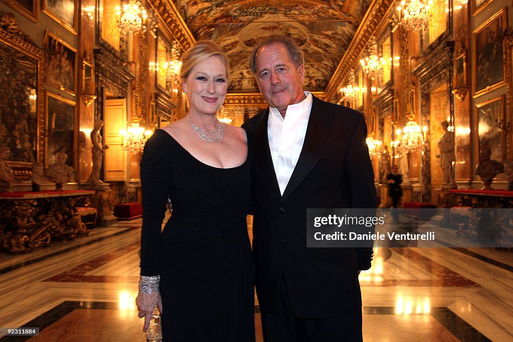 The 4th International Rome Film Festival: Meryl Streep Gala Dinner